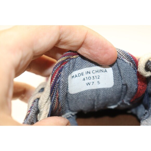 Toms Booties Canvas Hightops Womens Chukka Espadrille Multicolor Size 7.5 - Picture 10 of 16